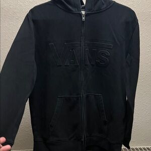 Vans Classic Black Zip-Up Hoodie XL